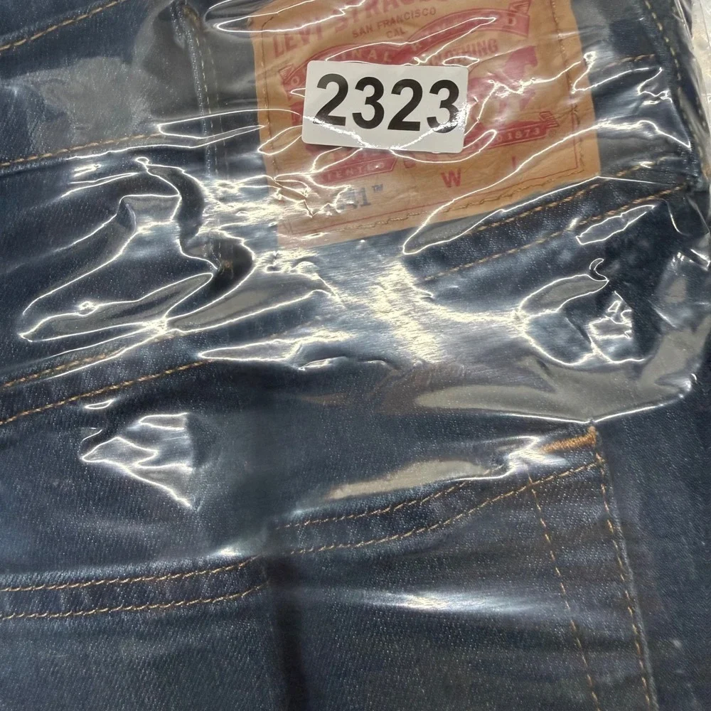 Levi's 541‎ Athletic Taper Jeans Mens 44x29 Blue Denim Stretch 18757-0003